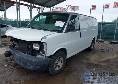 2007 Chevrolet Express Work Van z USA, uszkodzony, nr VIN 1GCGG25V871199975